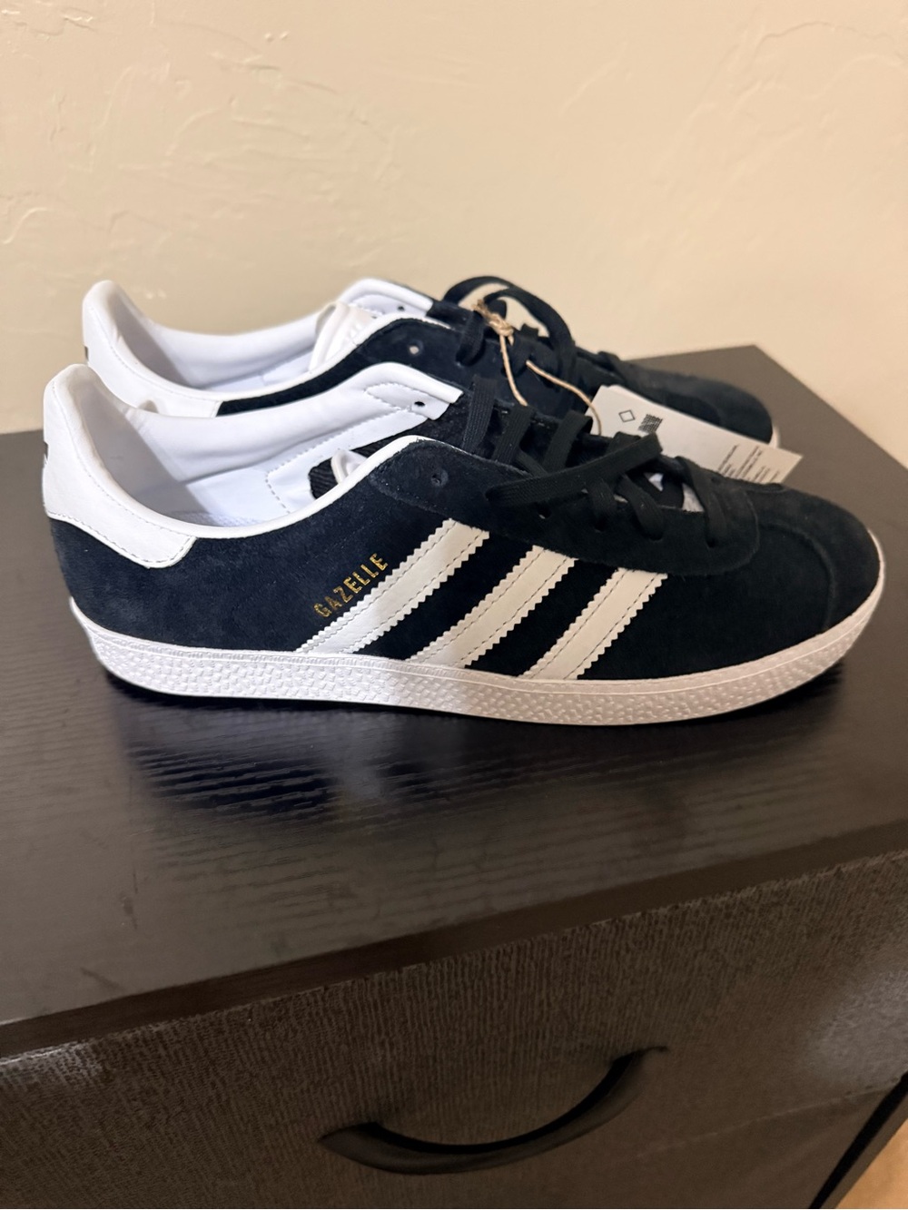 adidas Gazelle Navy Suede Sneakers 6.5W/5.5Y these run big in my opinion.